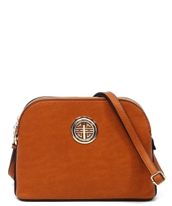Messenger Handbag Design Faux Leather WU040NC TAN